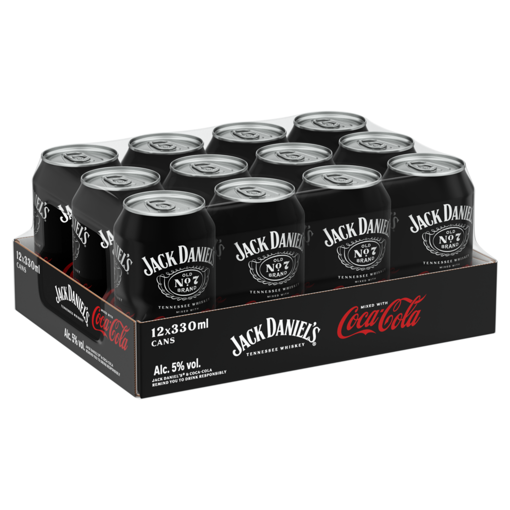 12 0.33l Ds Coca Cola Jack Daniels & Coke EWP 