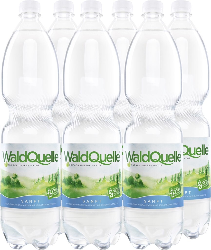 6 1.50l Fl Waldquelle sanft PET EWP 