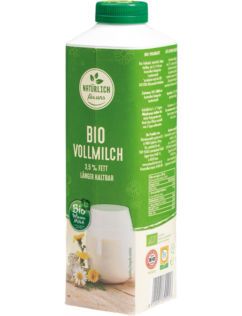 10 1.00l Pg Natürlich für uns BIO WM Vollmilch 3,5% 