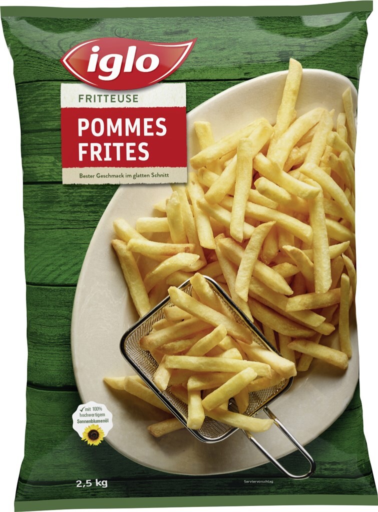 5 2,5Kg Pg TKK Iglo Pommes Frites 
