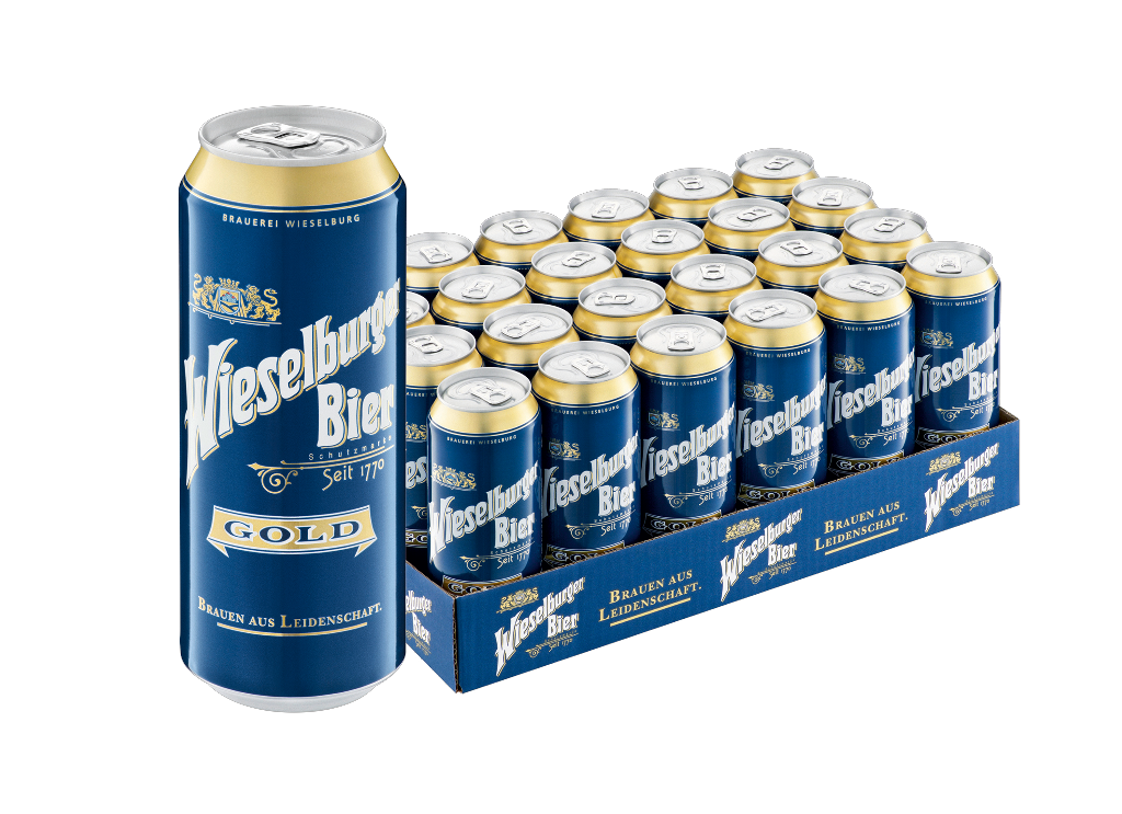 24 0.50l Ds Wieselburger Gold Dose EWP 