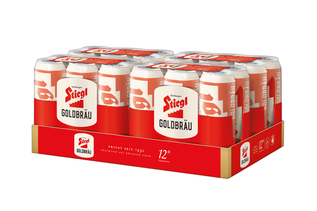 24 0.50l Ds Stiegl Goldbräu Dose 