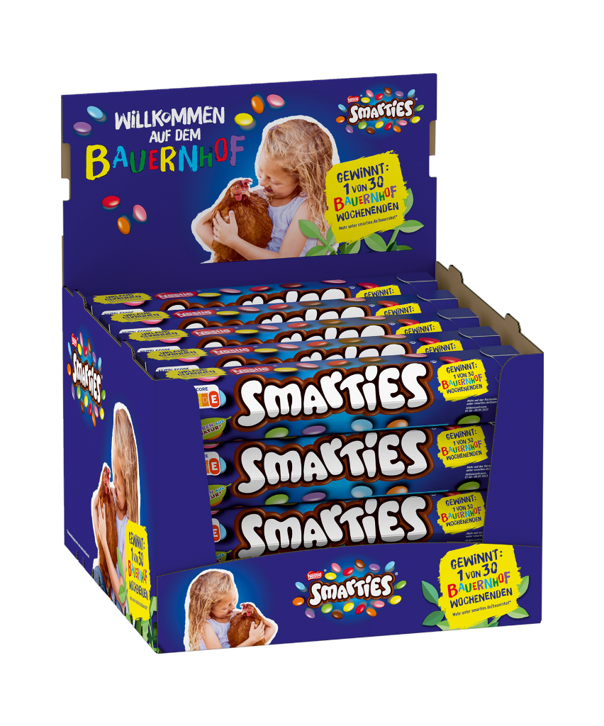 20 130gr Pg Smarties Riesenrolle 