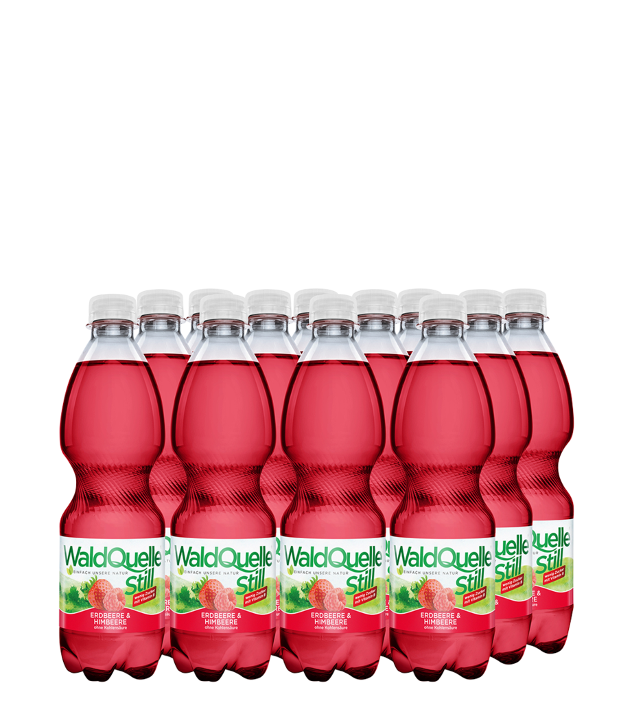 12 0.50l Fl Waldquelle Erdbeere & Himbeere still PET EWP 