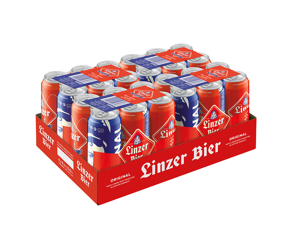 4 6/0.50MP Linzer Bier Dose EWP 