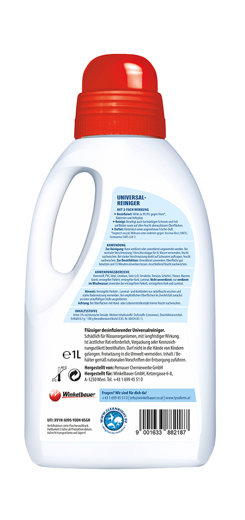 8 1.00l Fl Lysoform Universalreiniger  