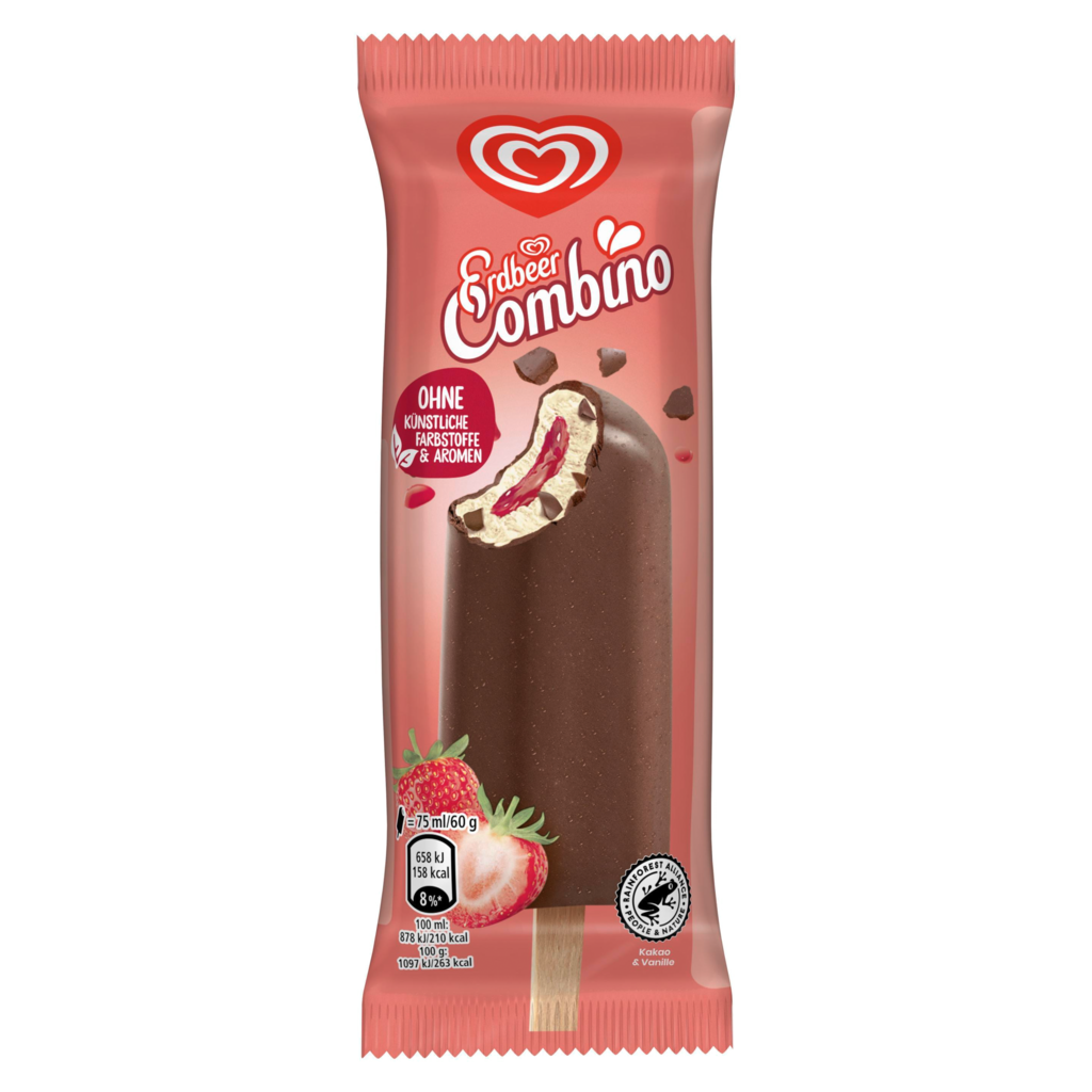 30 75ml Pg TKK Eskimo Stieleis Erdbeer Combino 