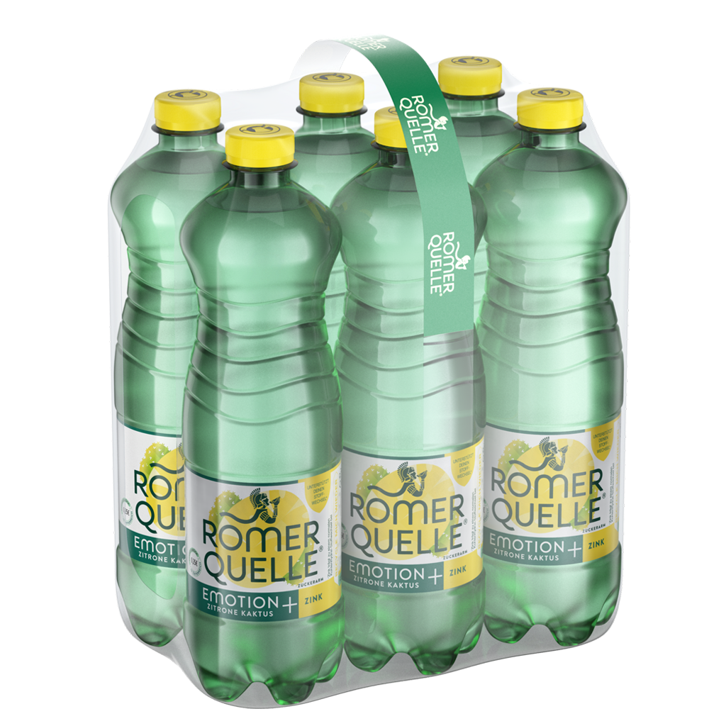 6 0.75l Fl Römerquelle Emotion Plus Lemon Cactus EWP 