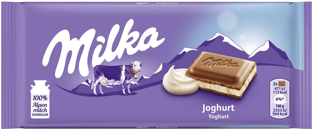 23 100g Ta Milka Joghurt 