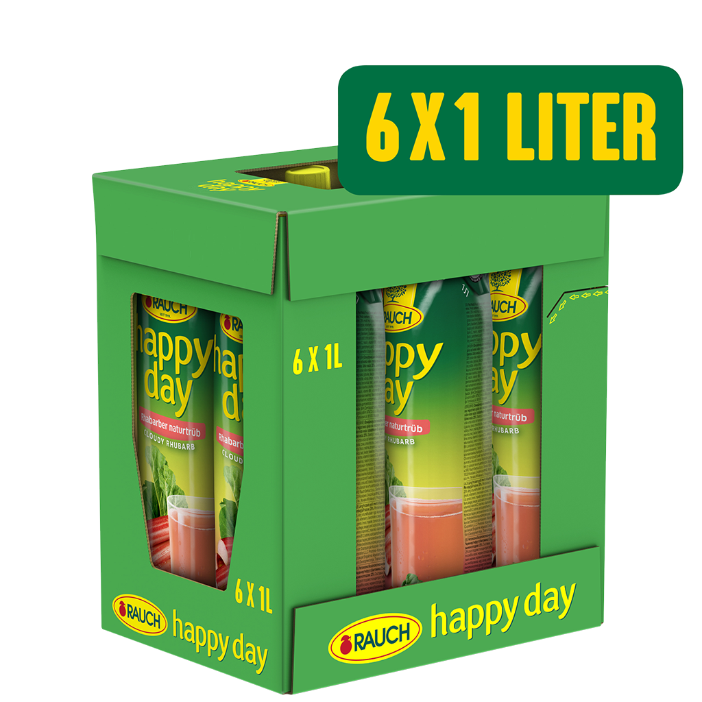 6 1.00l Pg Rauch Happy Day Rhabarber 