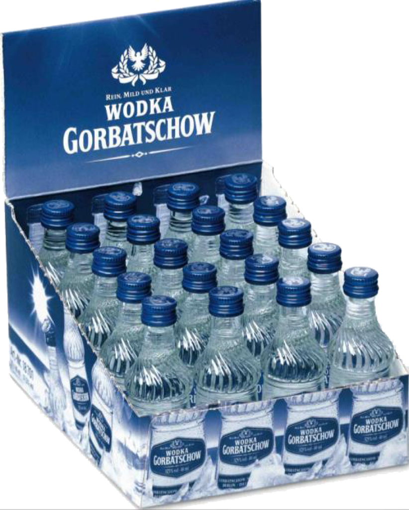 20 0.04l Fl Wodka Gorbatschow 