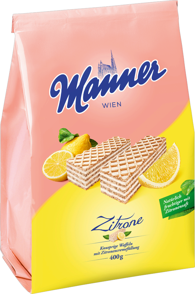 10 400gr Bt Manner Zitronencreme Schnitten 