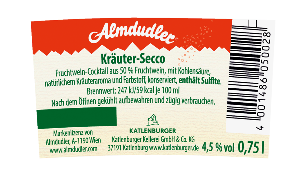 6 0.75l Fl Almdudler Almspritz vol. 4,5%  