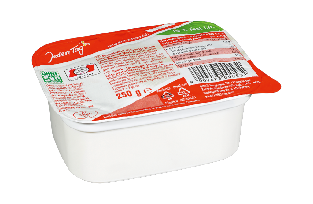 8 250g Pg Jeden Tag Topfen 20% 