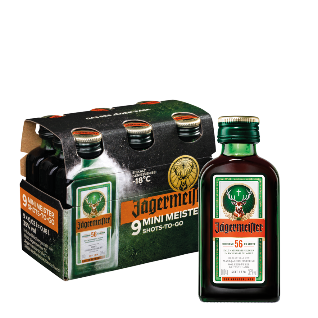 9 0.02l Fl Jägermeister 35% 