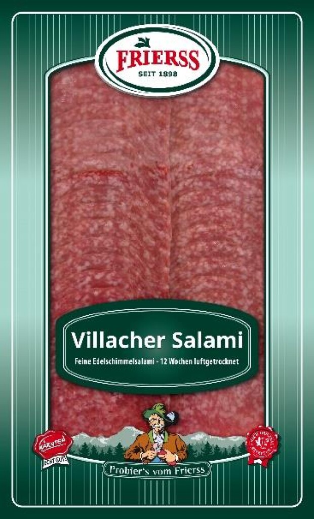 5 100g Pg Villacher Salami geschnitten 