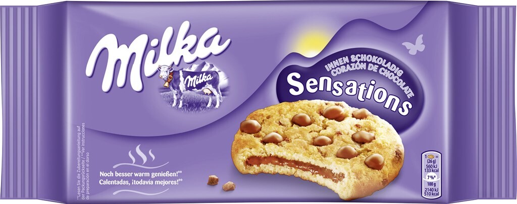 12 156gr Pg Milka Cookies Sensation  > 