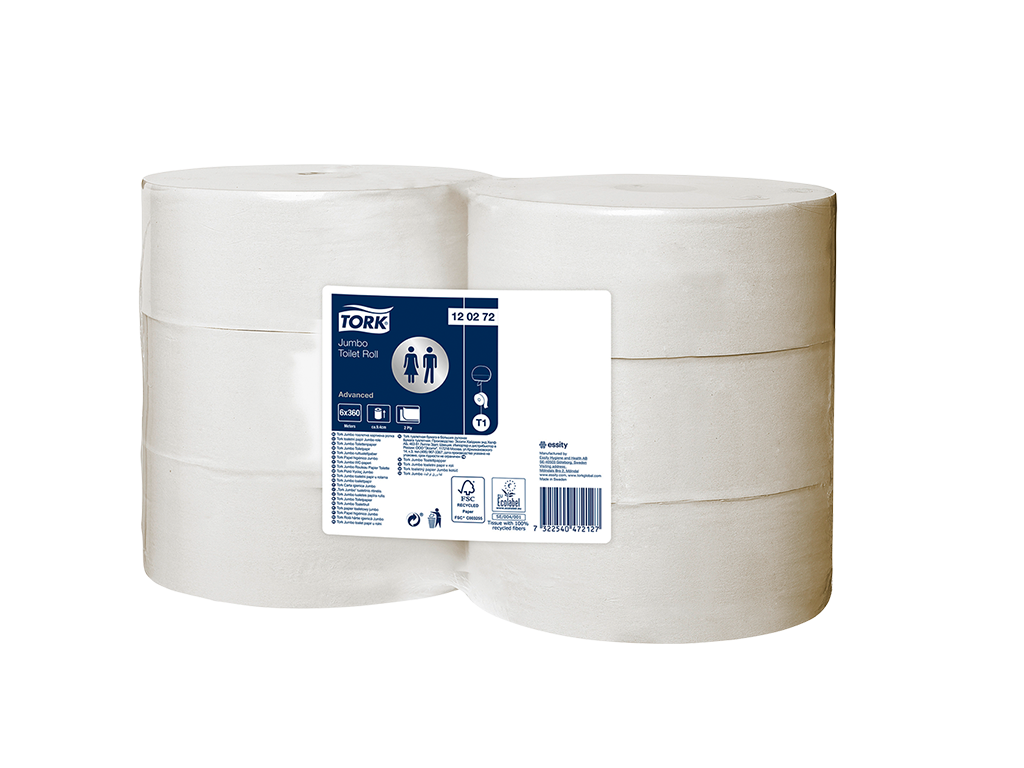 6 6 1St Pg Tork Jumbo Toilettenpapier Adv 2lg 