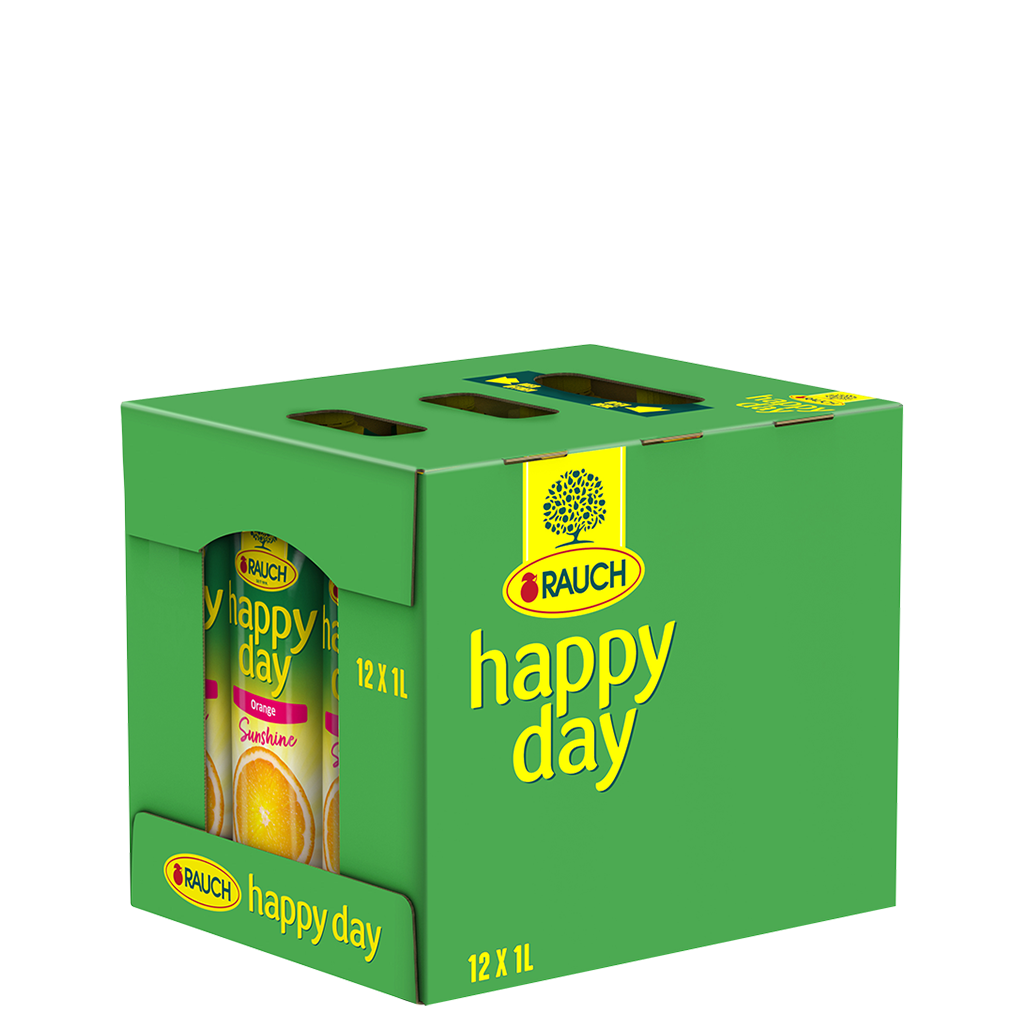 12 1.00l Pg Rauch Happy Day Orange Sunshine Tetrapak 