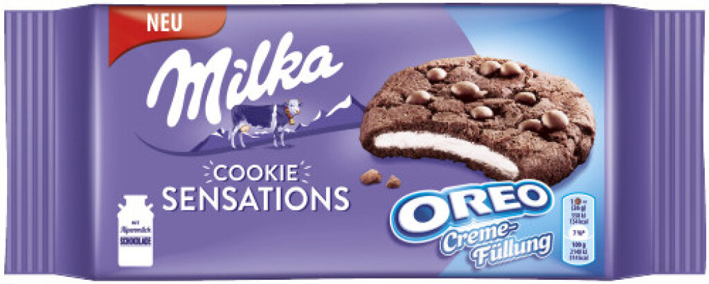 12 156gr Pg Milka Cookie Sens Oreo 