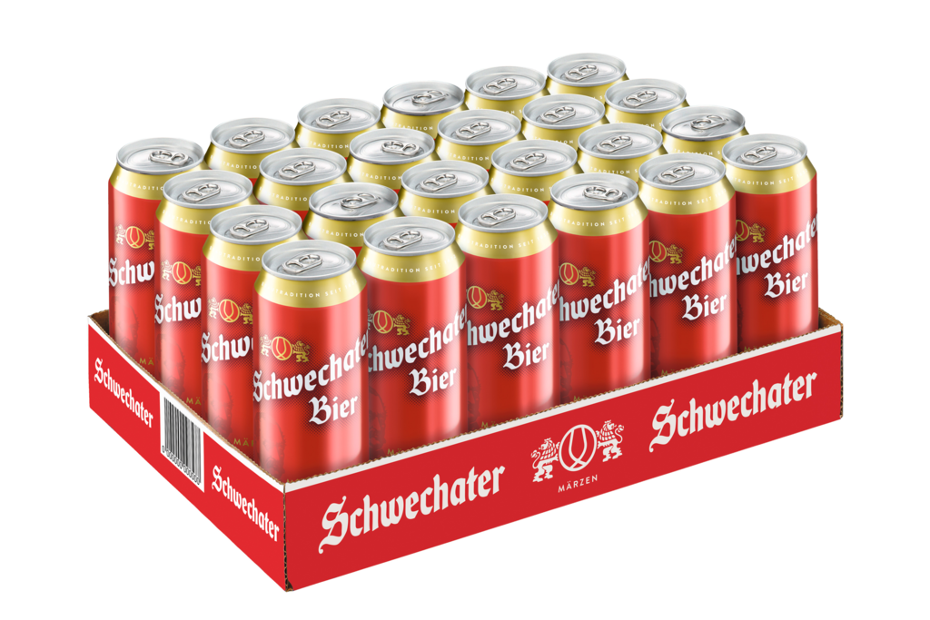 24 0.50l Ds Schwechater Bier Dose EWP 