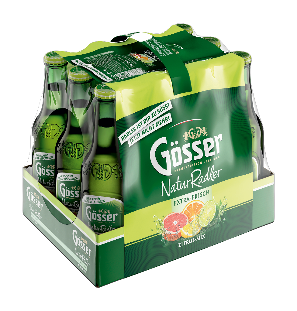 12 0.33l Fl Gösser Naturradler extra frisch Zitrus/Mix EW 