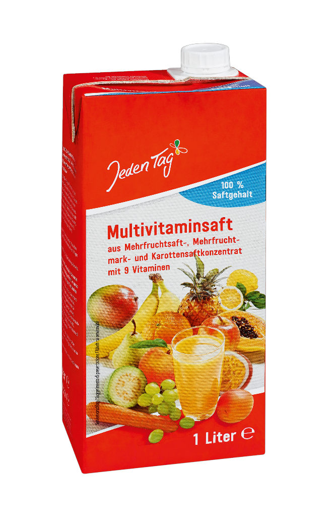 12 1.00lPg Jeden Tag Multivitamin Mehrfruchtsaft 