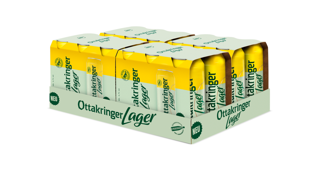 4 6/0.50MP Ottakringer Lager Dose 