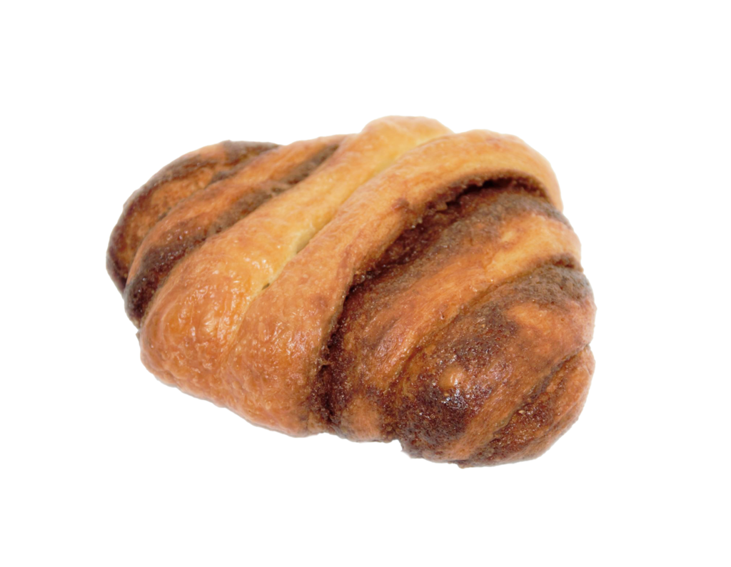 72 1St Pg TKK Franzbrötchen mit  Zimt Zucker Füllung ungebacken  