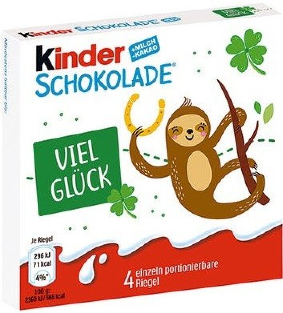 20 50 gr Pg Ferrero Kinder Schokolade T4 