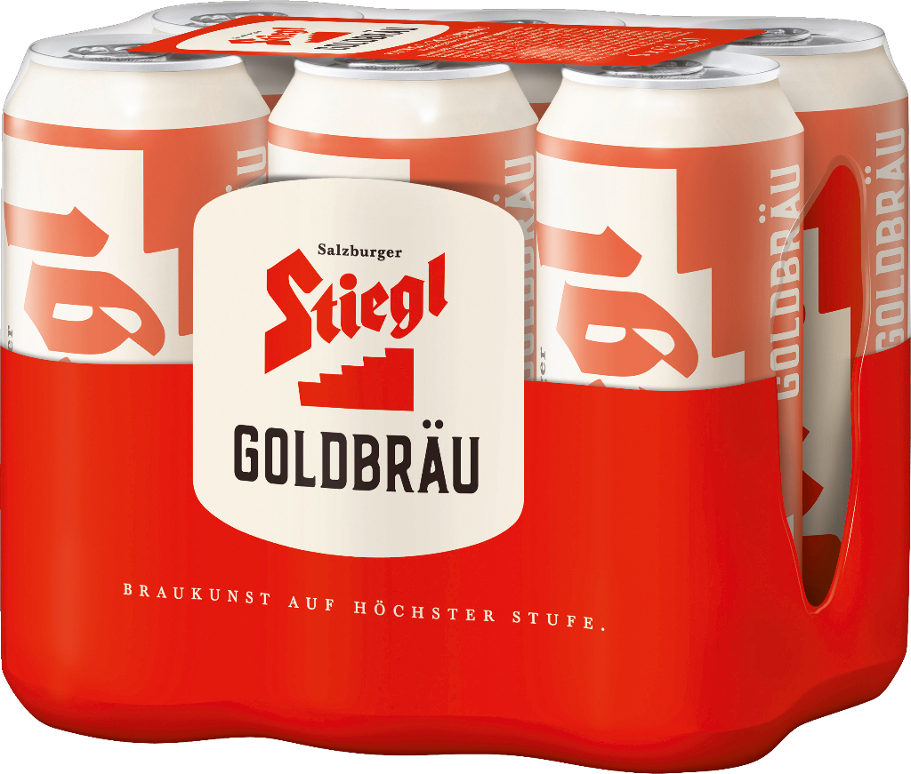 4 6/0.50MP Stiegl Goldbräu Dose 