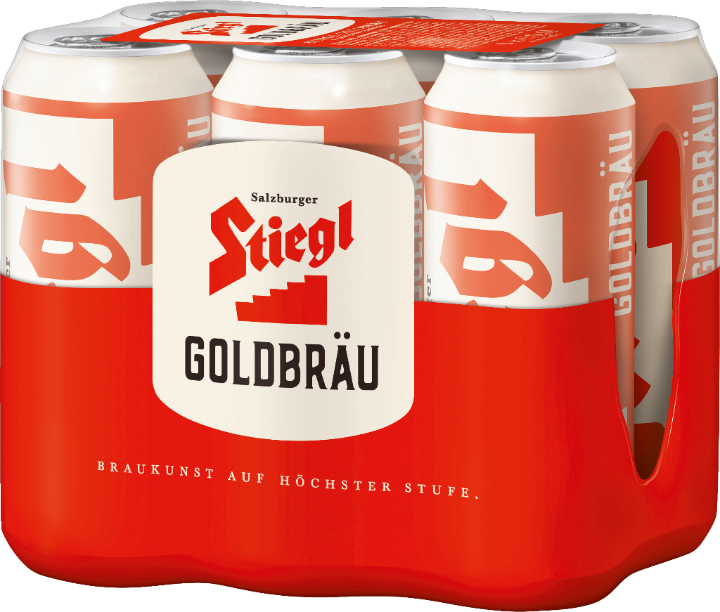 4 6/0.50MP Stiegl Goldbräu Dose EWP 