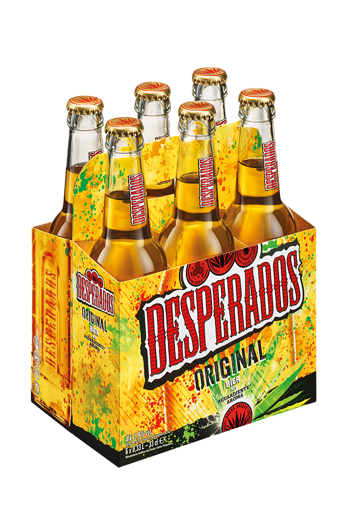 4 6/0.33MP Desperados Original Flasche EW 
