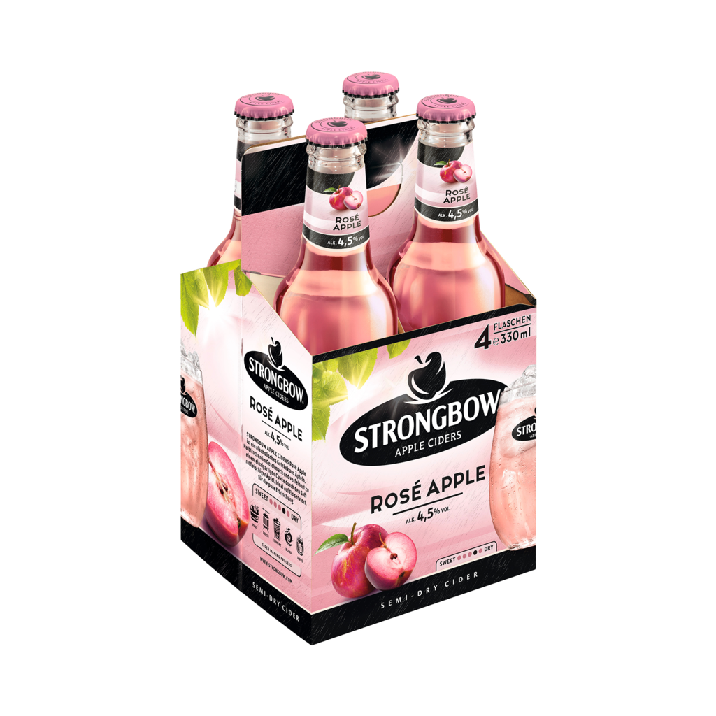 6 4/0.33MP Strongbow Rosé Apple 