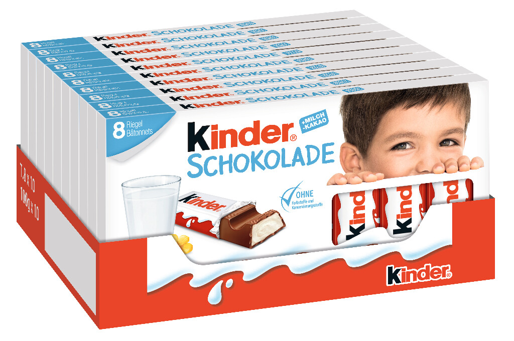 10 100g Pg Ferrero Kinderschokolade T8 