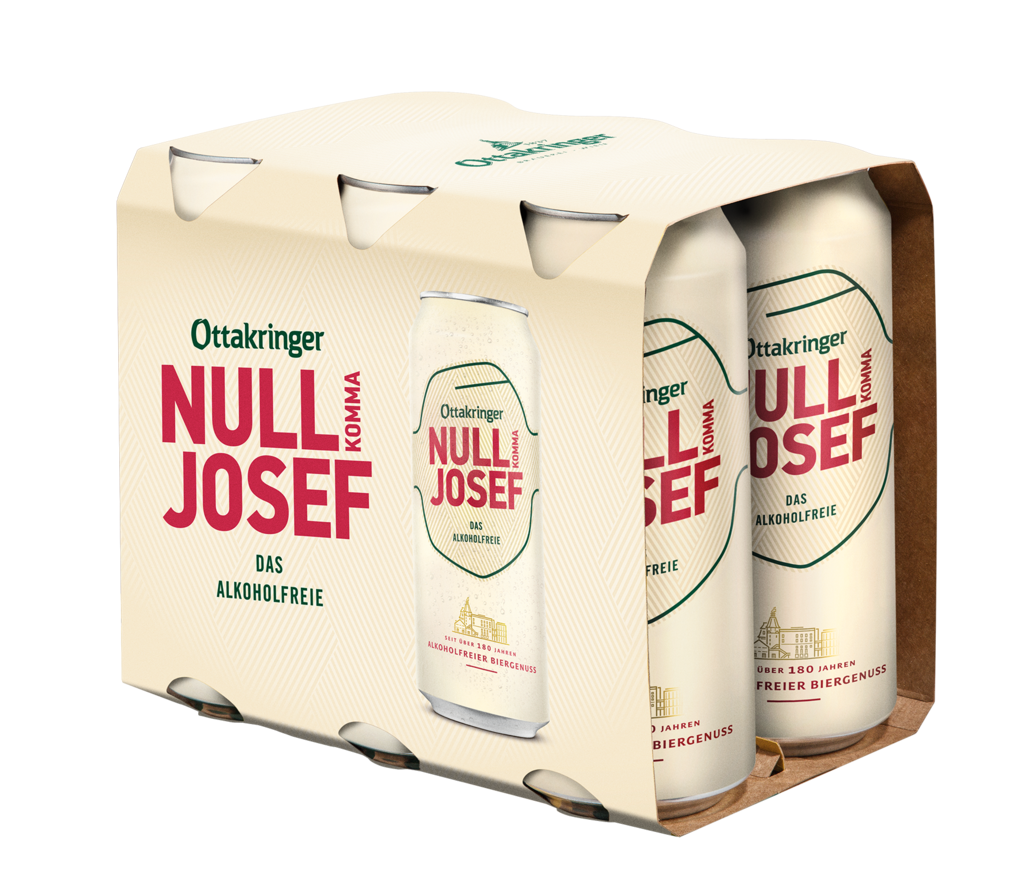 4 6/0.50MP Ottakringer Null Komma Josef Alkoholfreies Bier Dose 