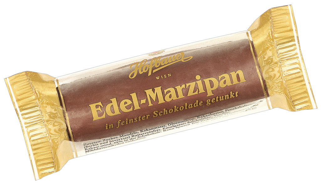 20 43 gr St Hofbauer Marzipanrollen getunkt 