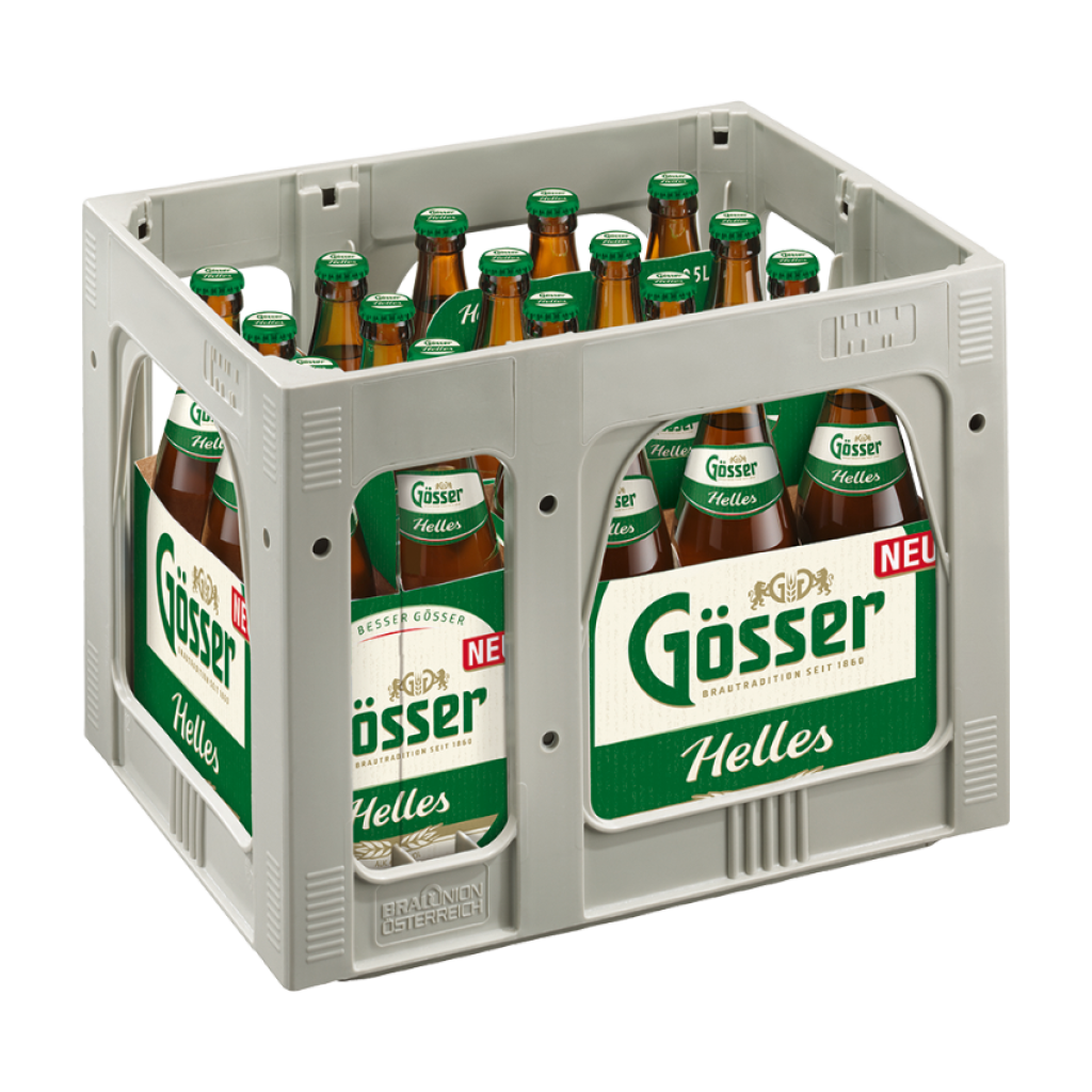 3 6/0.50MP Gösser Helles MW 