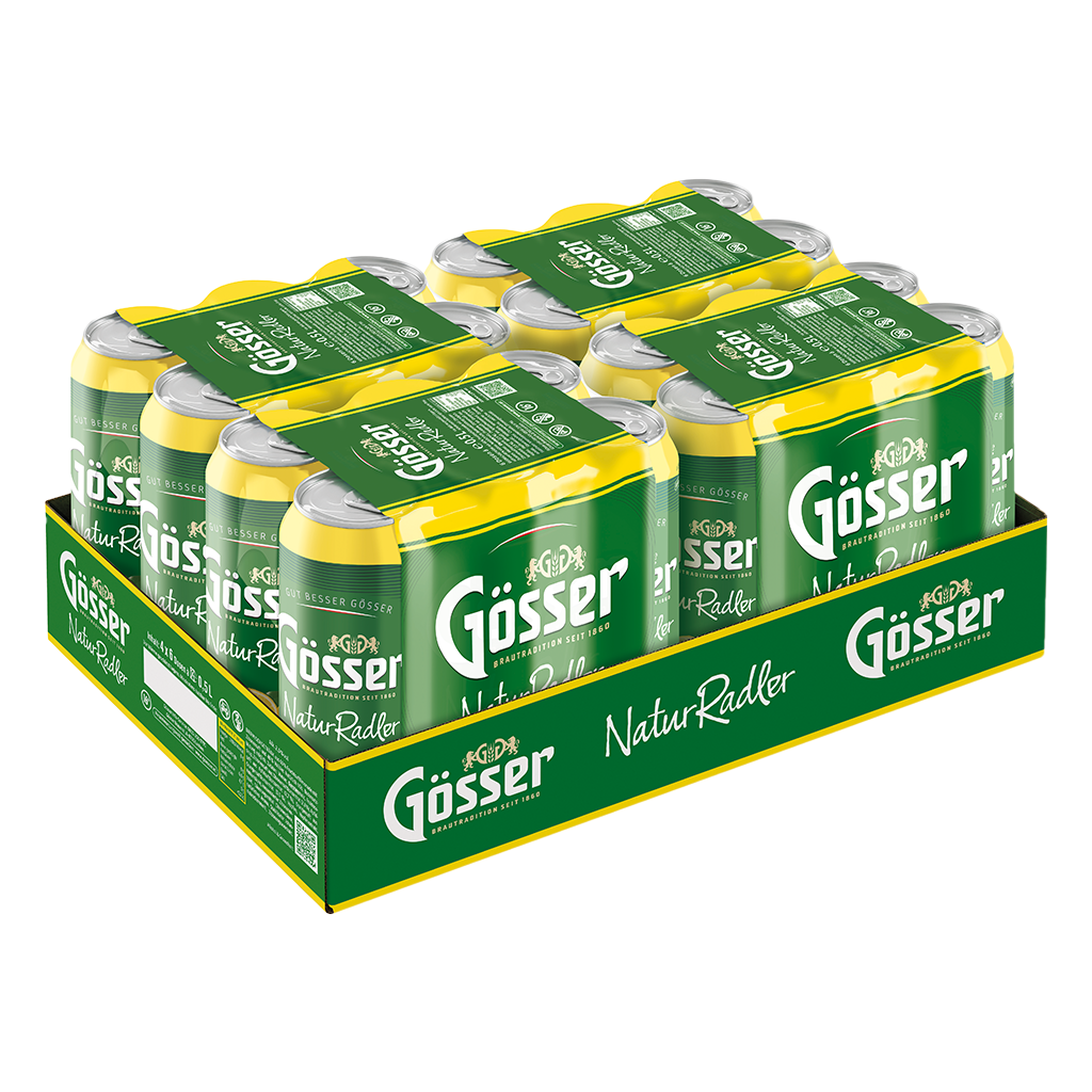 4 6/0.50MP Gösser Naturradler Zitrone Dose EWP 