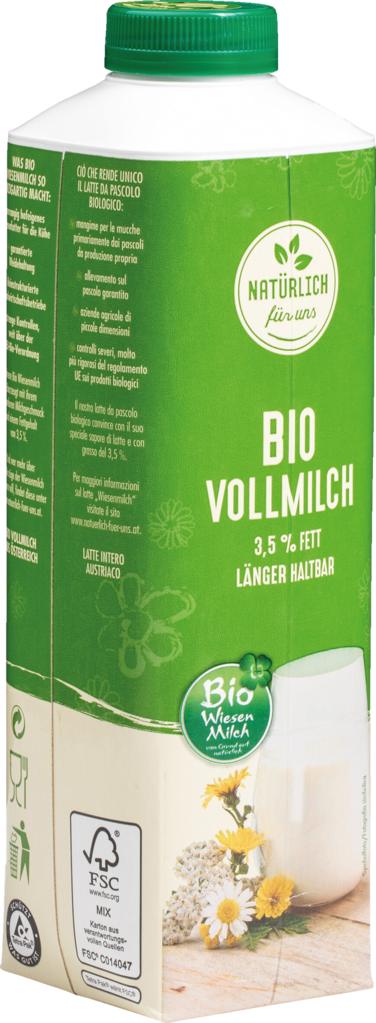 10 1.00l Pg Natürlich für uns BIO WM Vollmilch 3,5% 