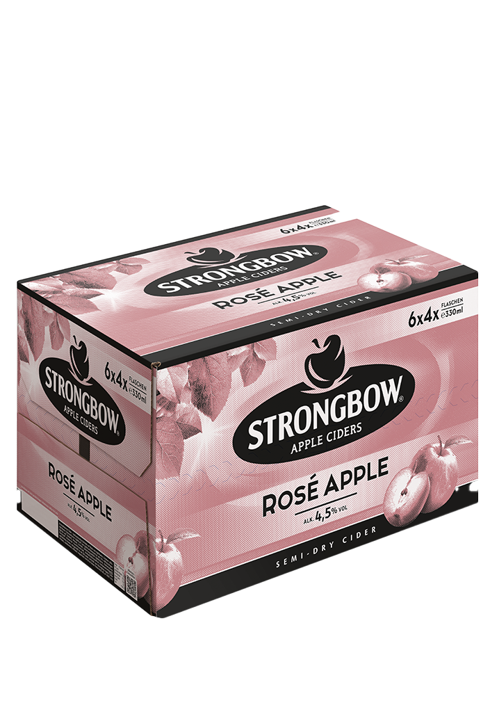 6 4/0.33MP Strongbow Rosé Apple 