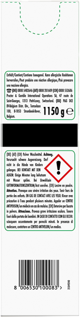 6 1.15kg Pg Ariel Pulver Regulär 23WG 