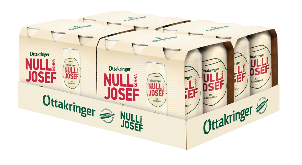 4 6/0.50MP Ottakringer Null Komma Josef Alkoholfreies Bier Dose 
