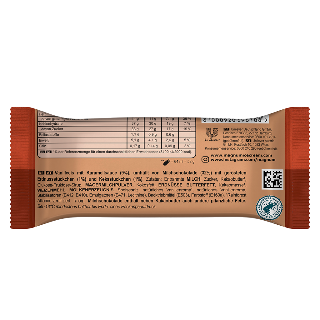 30 64ml Pg TKK Eskimo Magnum Caramel & Nuts Bar  