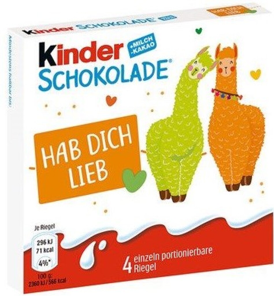 20 50 gr Pg Ferrero Kinder Schokolade T4 