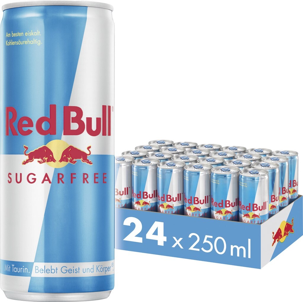 24 0.25l Ds Red Bull Sugarfree 