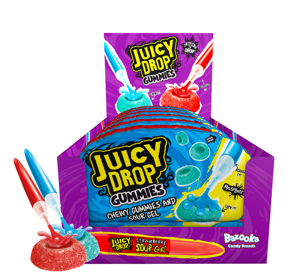12 57g Pg Bazooka Juicy Drop Gummies 
