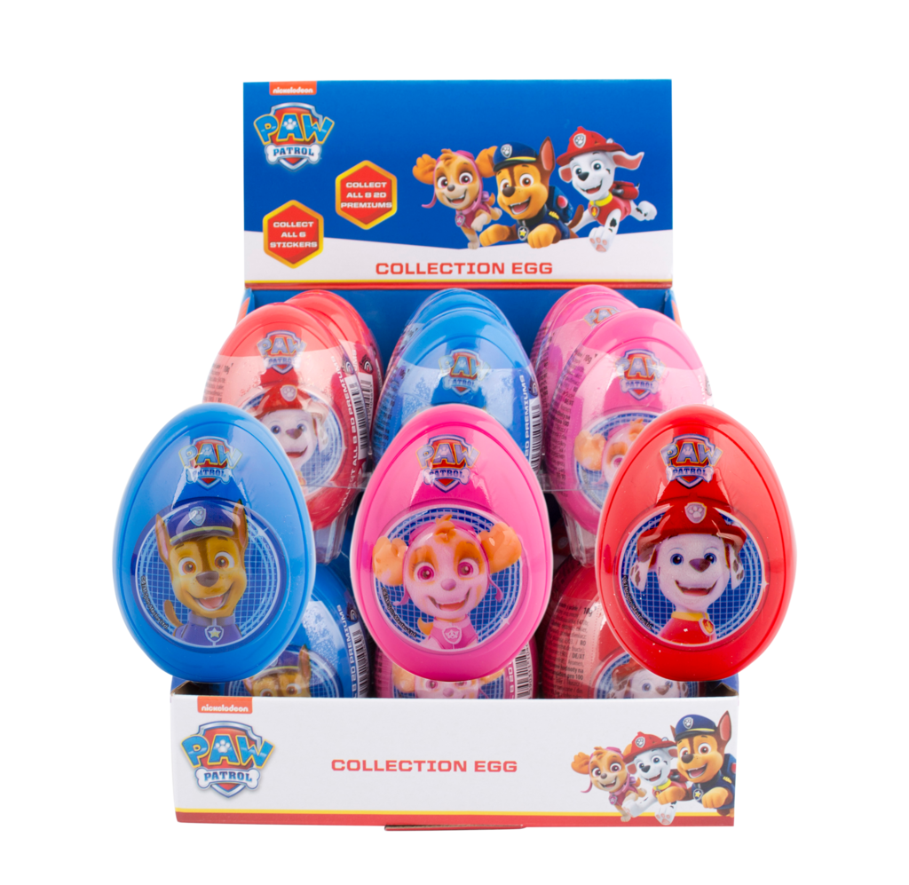 18 10gr Pg Paw Patrol Collection Egg Schokoei 